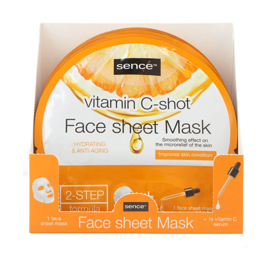 MASCARILLA FACIAL + SERUM VITAMINA C